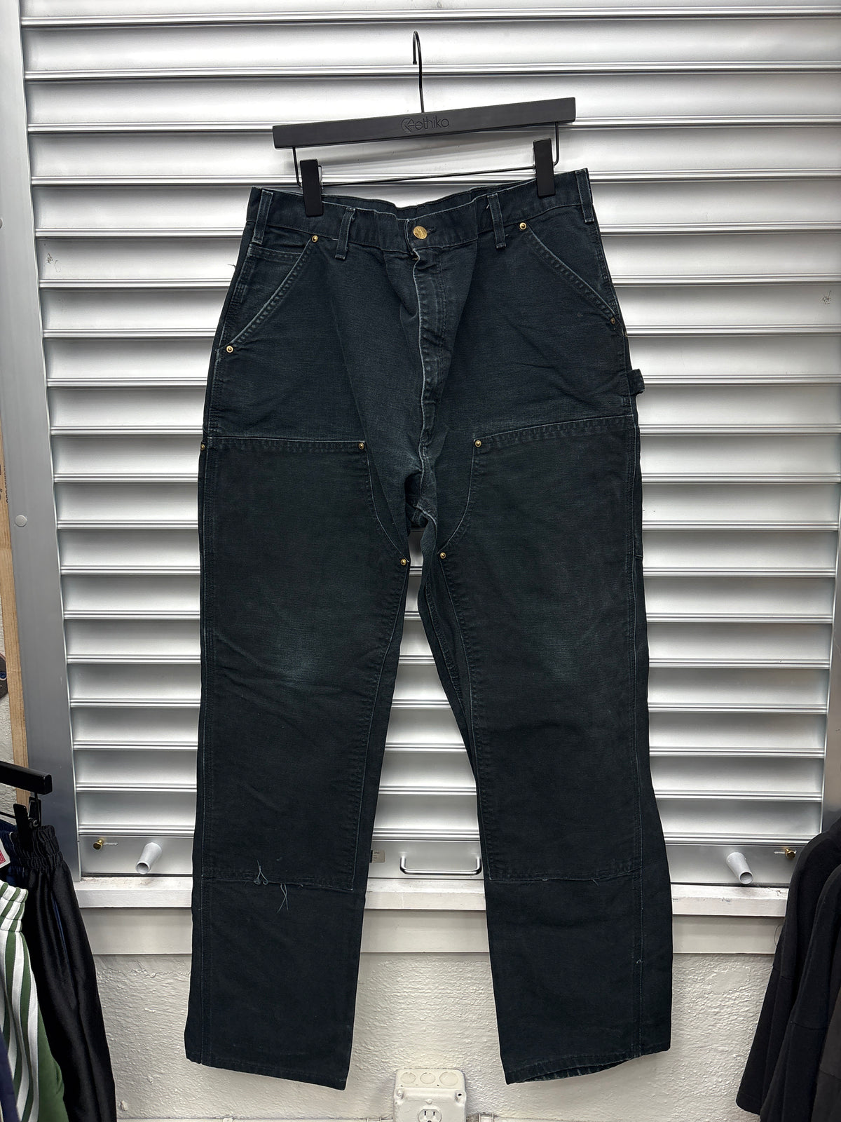 Vintage Carhartt Black Double Knee - 40x34**