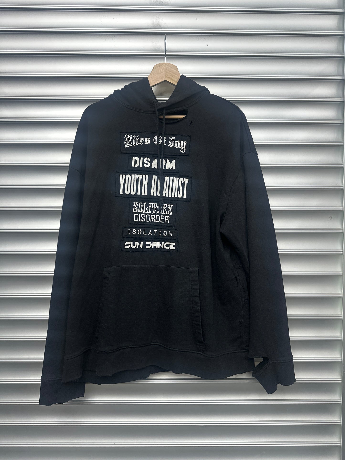 Raf Simmons Youth Against Hoodie - M