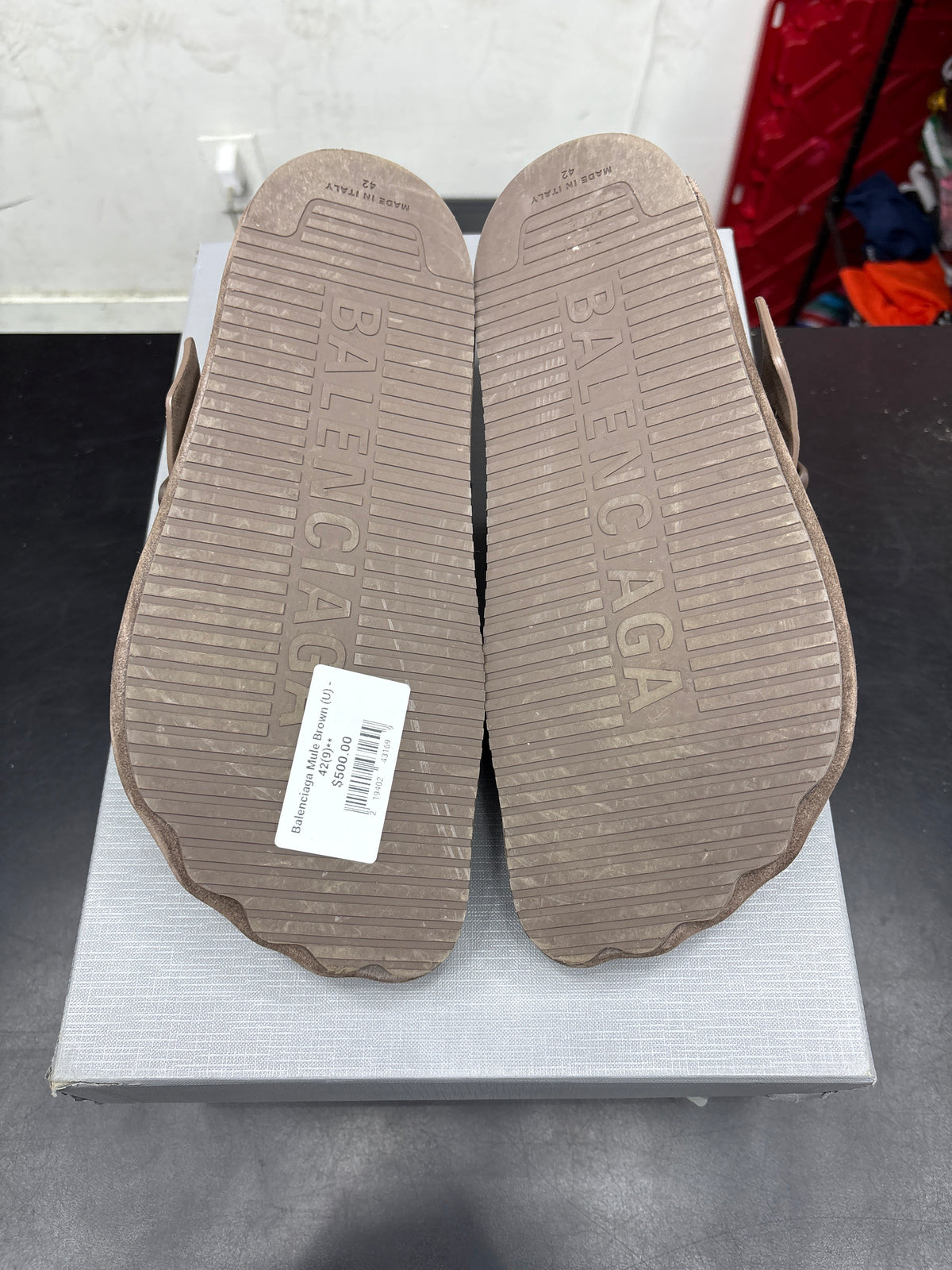 Balenciaga Mule Brown (U) - 42(9)**