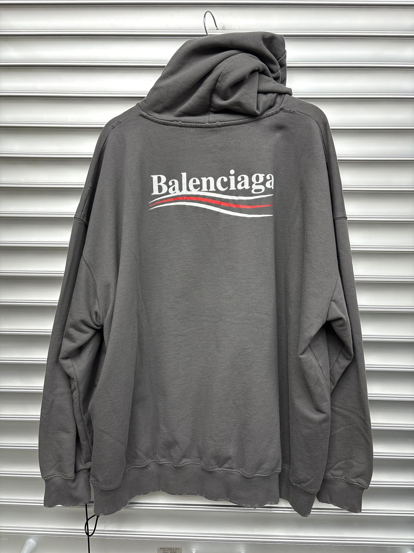 Balenciaga Grey Campaign Hoodie - S**