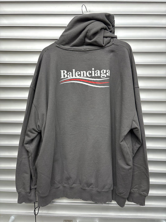 Balenciaga Grey Campaign Hoodie - S**