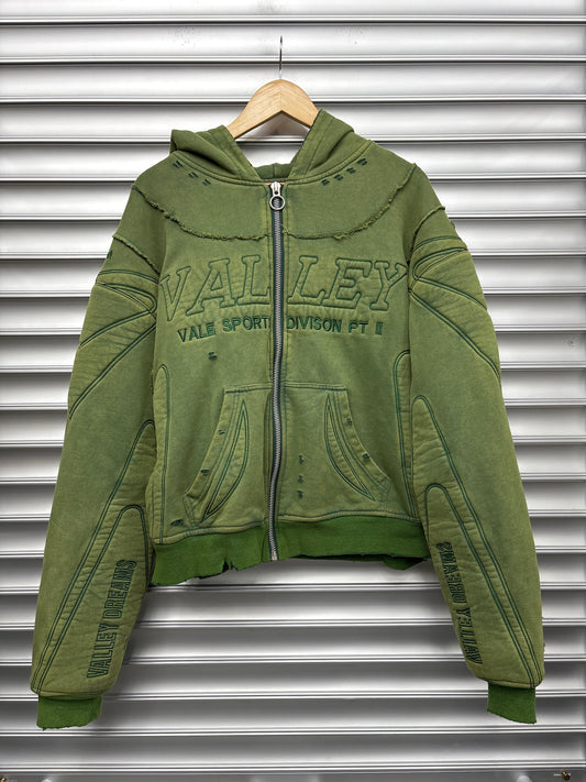 Vale Green Lined Zip Up - L**
