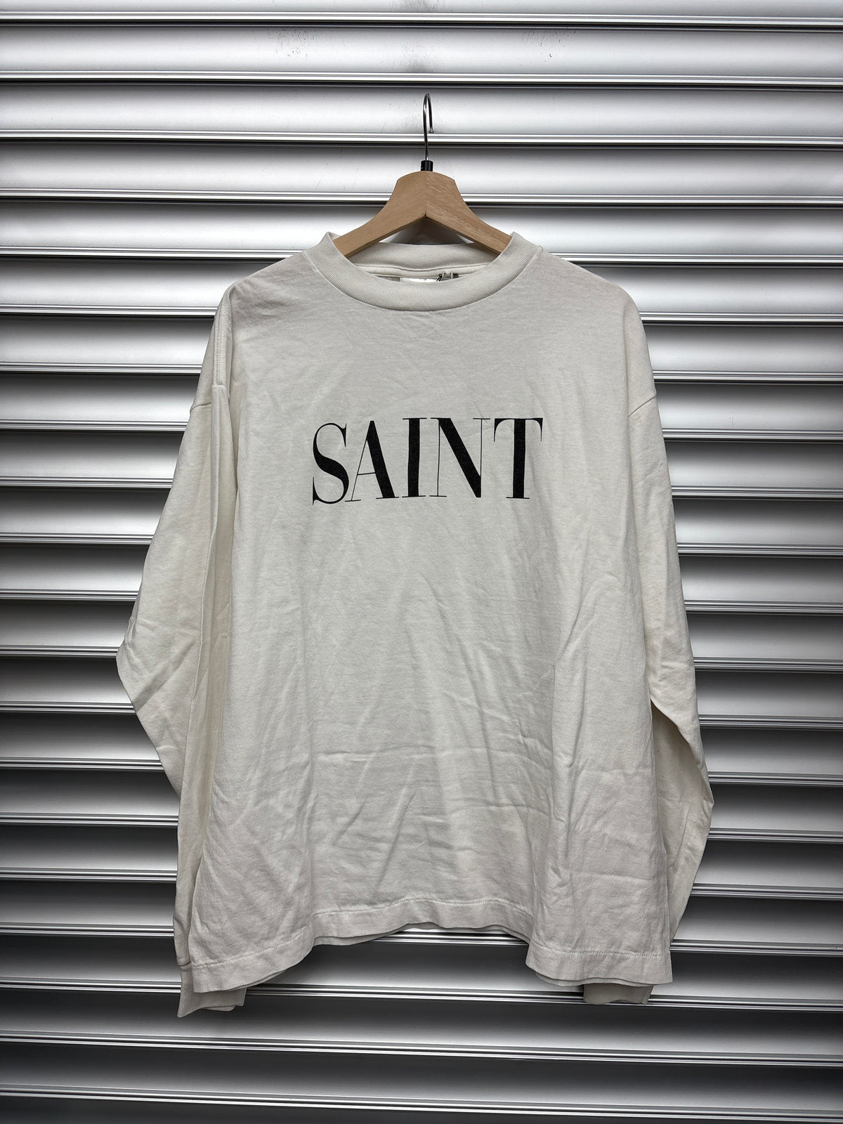 Saint Michael White Longsleeve - L**