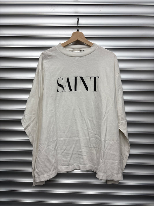 Saint Michael White Longsleeve - L**