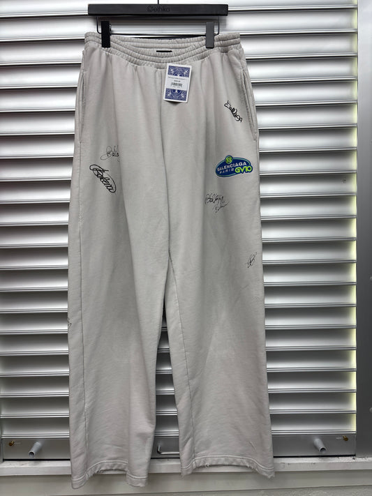 Balenciaga Scribble Sweatpants - L