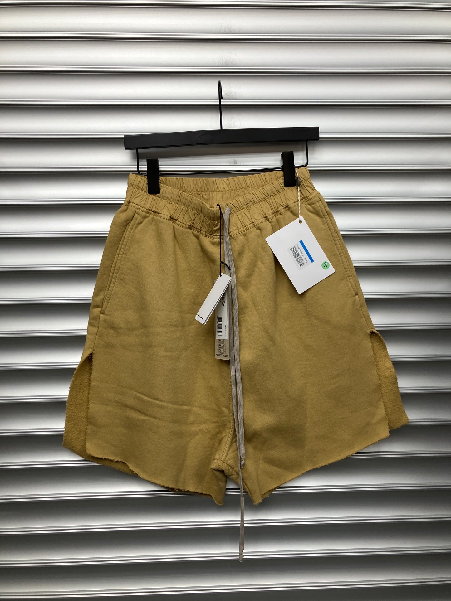 Rick Owens Tan Cotton Shorts - XS