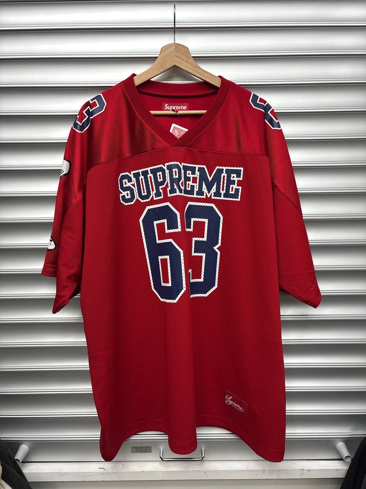 Supreme Red Blue Jersey - XL**