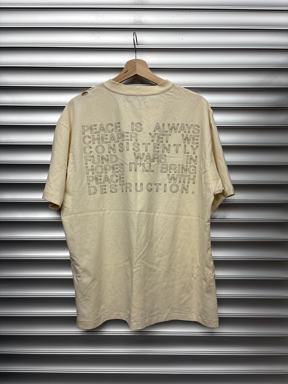 Boredom Kills Peace Tee - L**