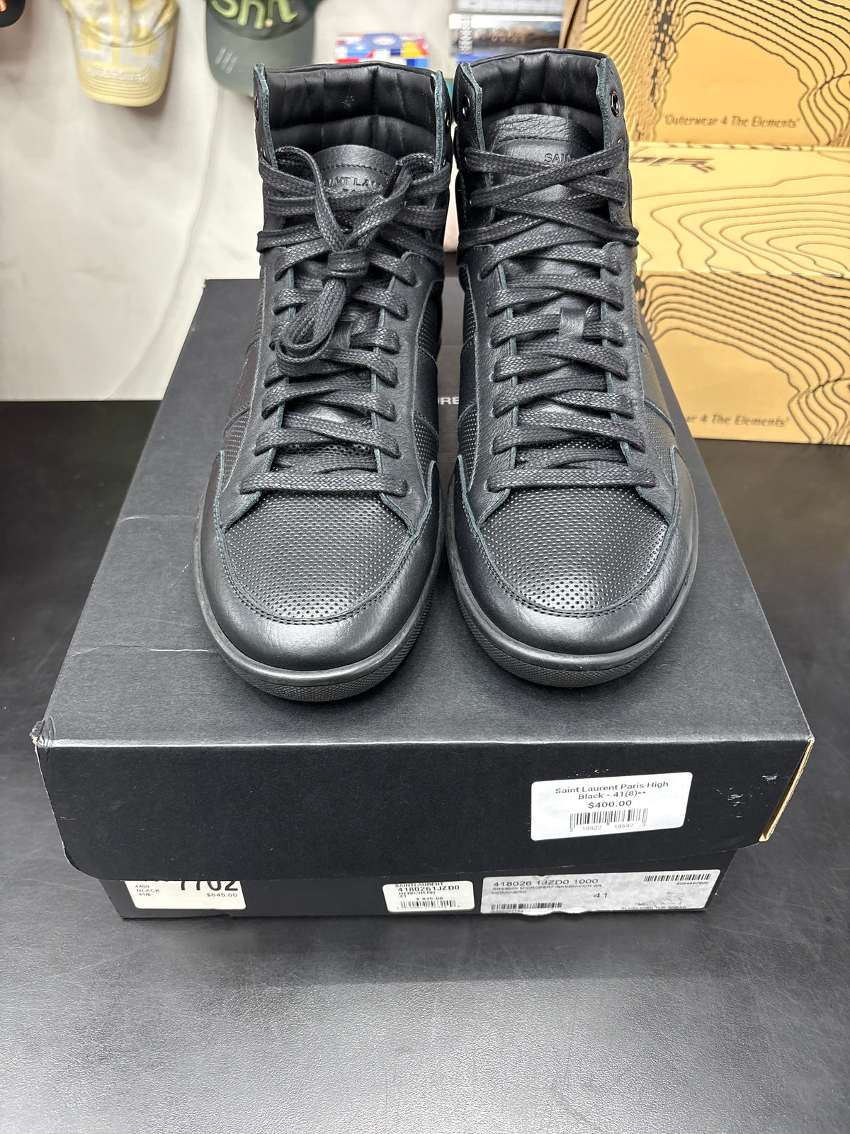 Saint Laurent Paris High Black - 41(8)**