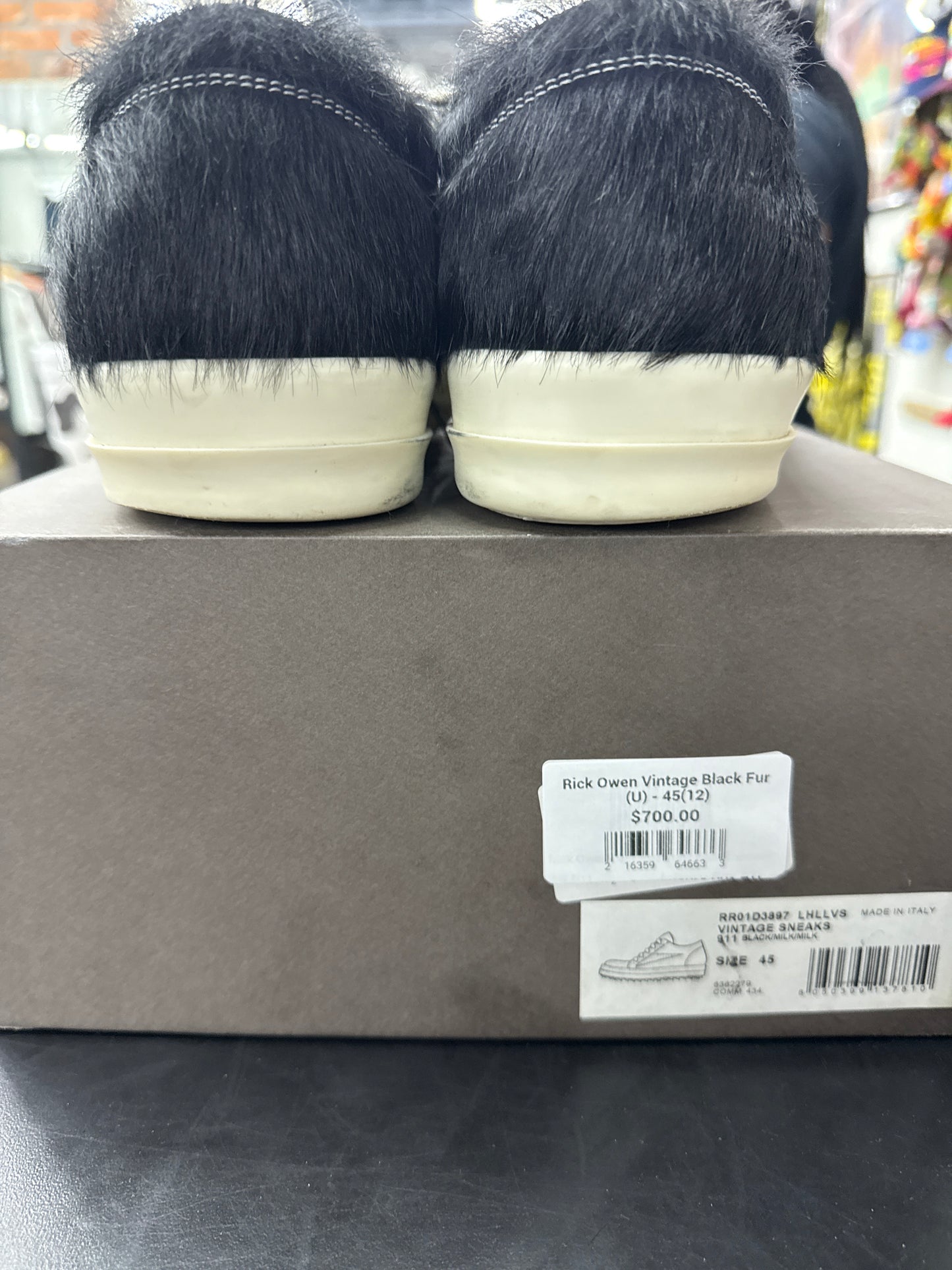 Rick Owen Vintage Black Fur (U) - 45(12)