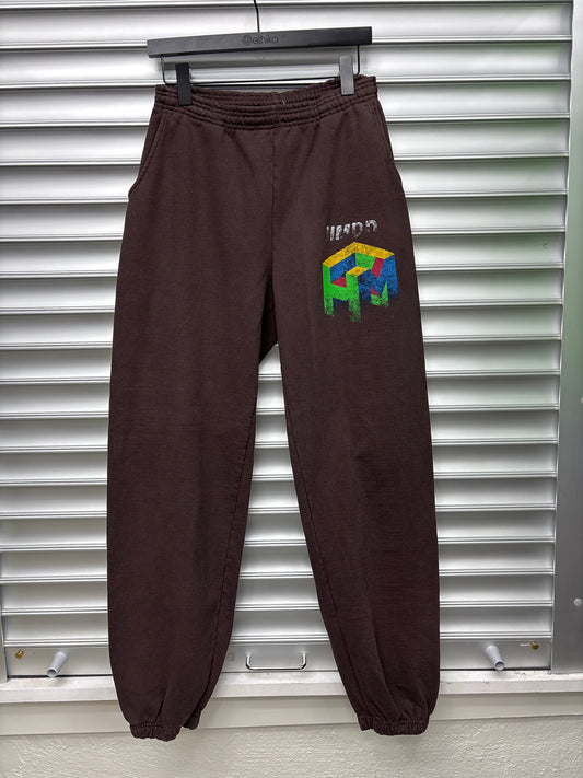 HMDD Brown Chim Sweatpants - M
