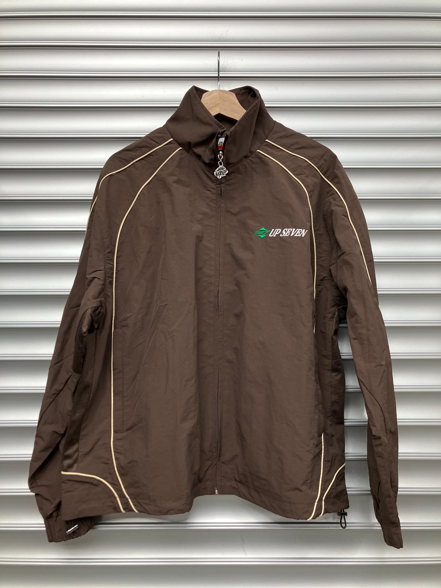 Up Seven Brown Track Jacket - S