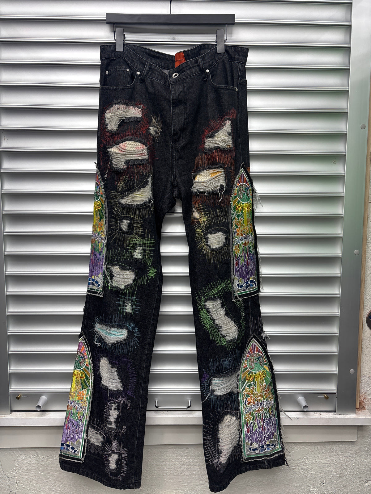 Who Decides War Embroiered Denim - 36**