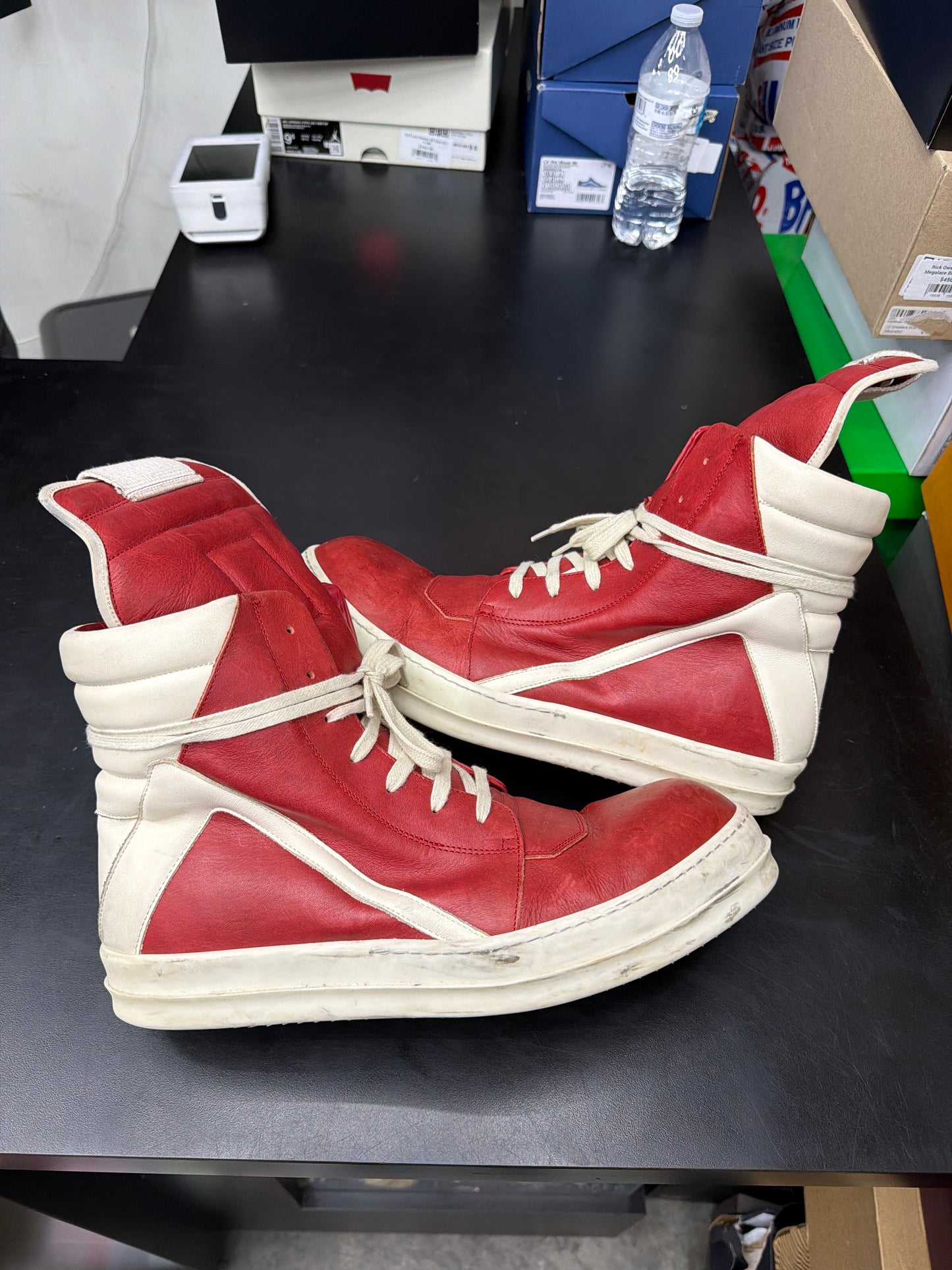 Rick Owen Geobasket Cardinal Red (U) - 46(13) (NB)