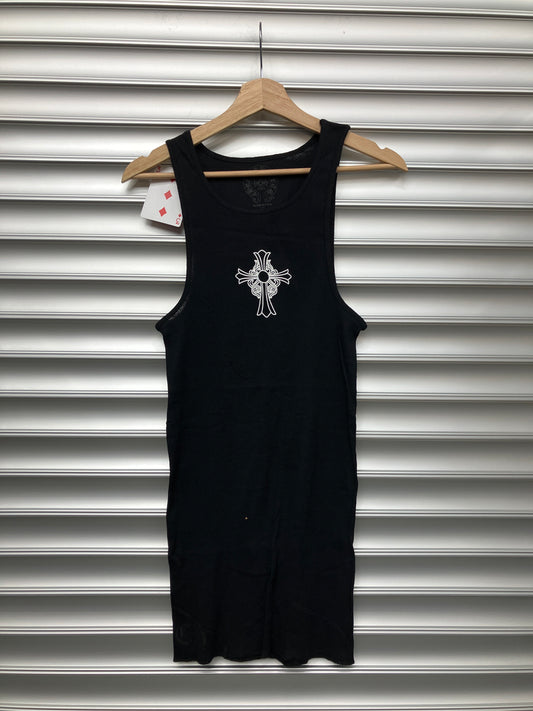 Chrome Hearts Black Cross Tank Top - L