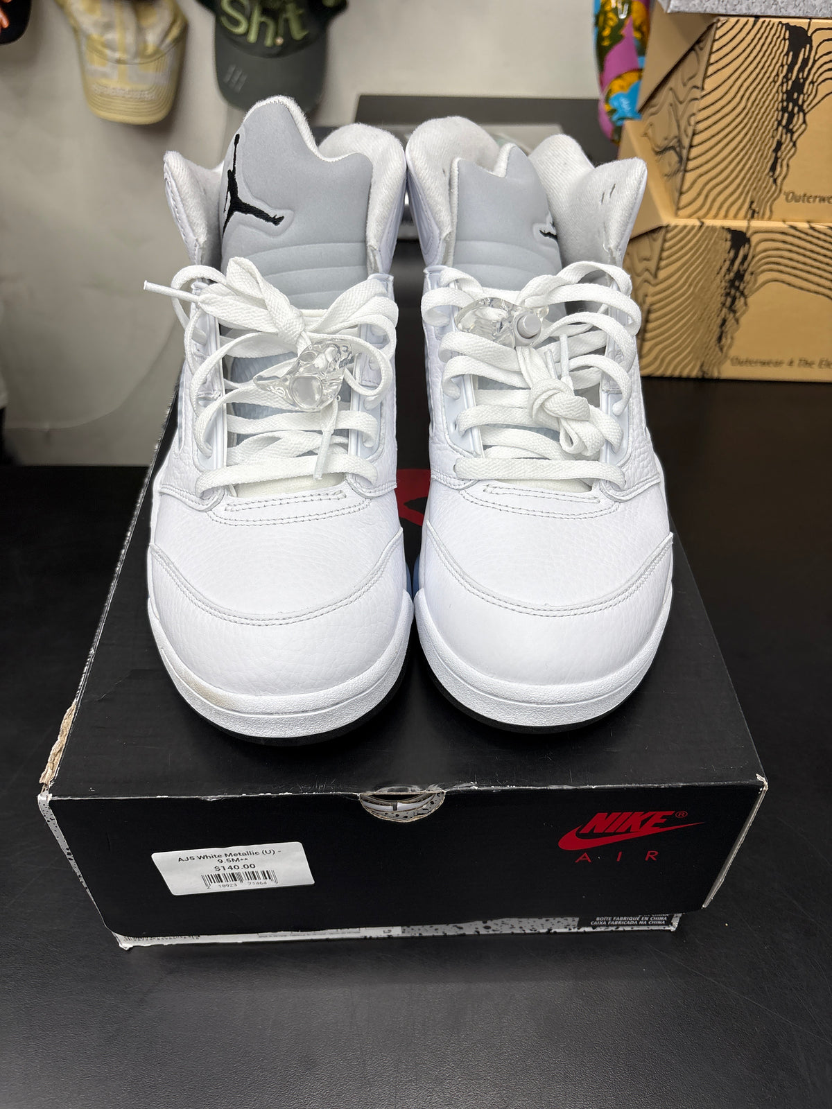 AJ5 White Metallic (U) - 9.5M**