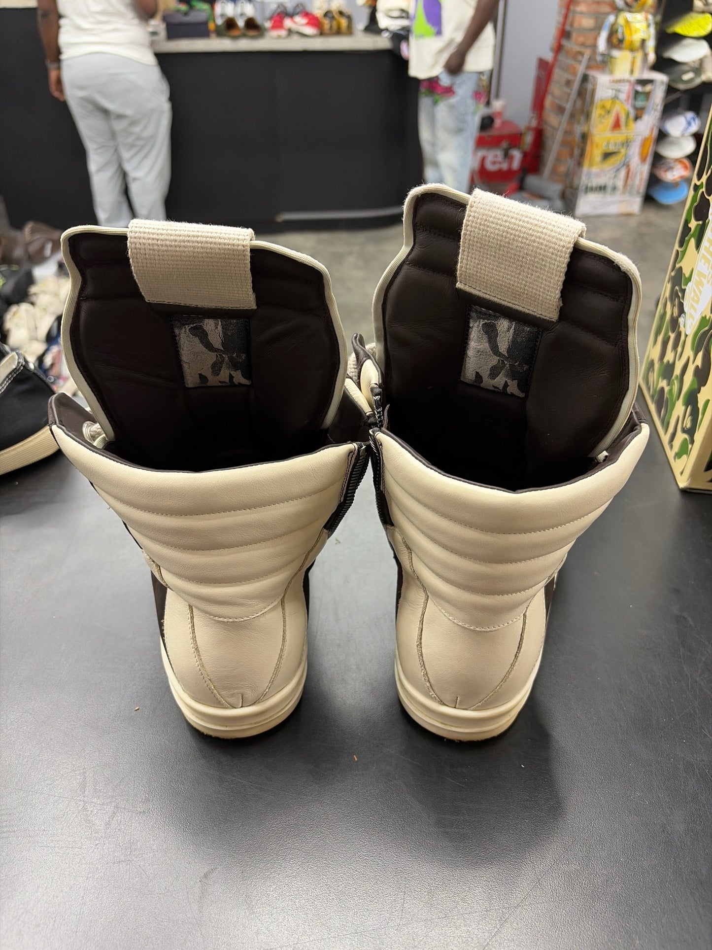 Rick Owen Geobasket Jumbo Lace Brown (U) - 44(11) (NB)