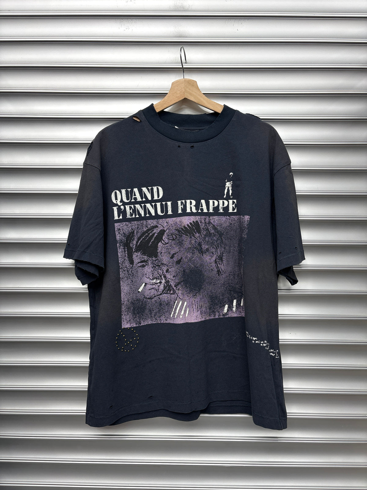 Boredom Kills Quad L'ennui Tee - L**