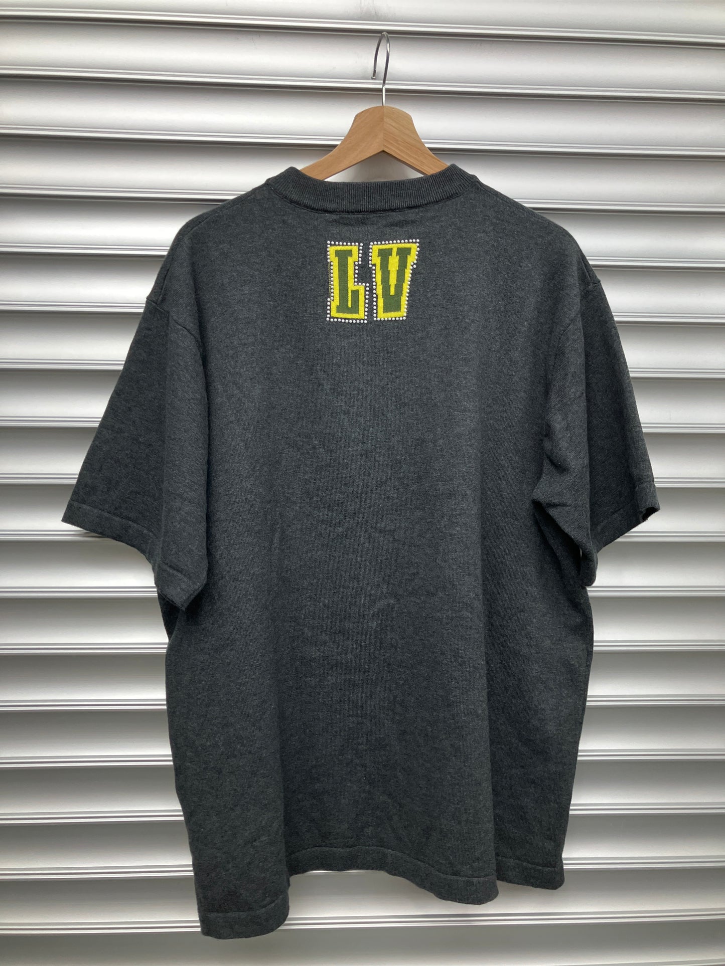 Louis Vuitton Grey Paws Yellow Sweatshirt - XL