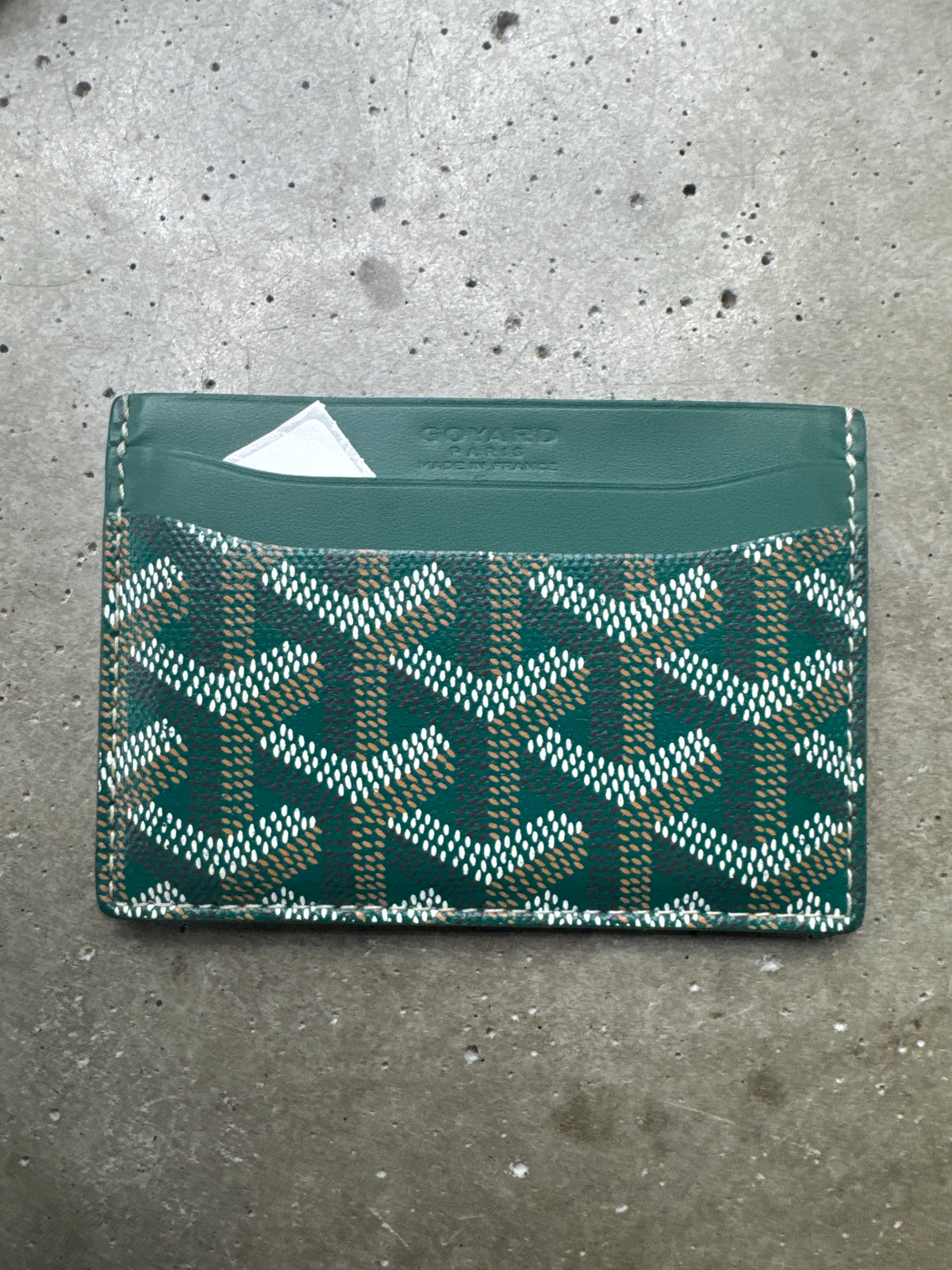 Goyard Green Card Holder**