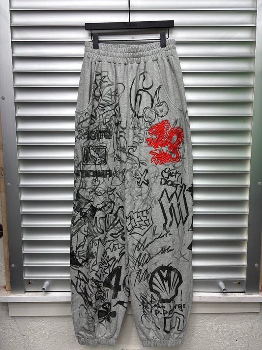 Mowalola Grafitti Sweatpants - M