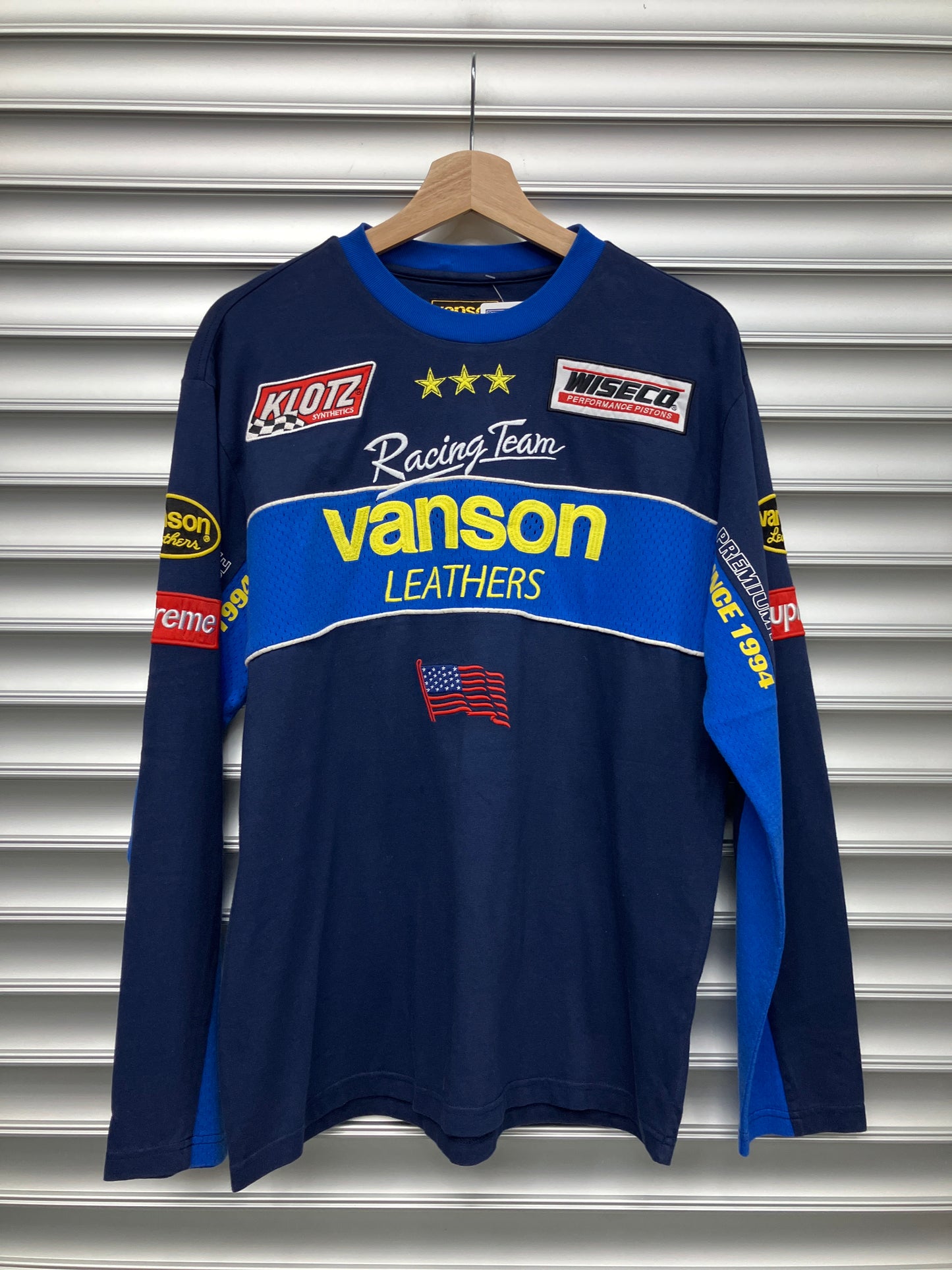 Supreme Vanson Blue L/S - S