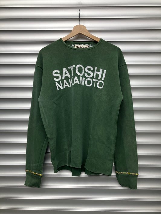 Satoshi Nakamoto Logo Studded Thermal - XL