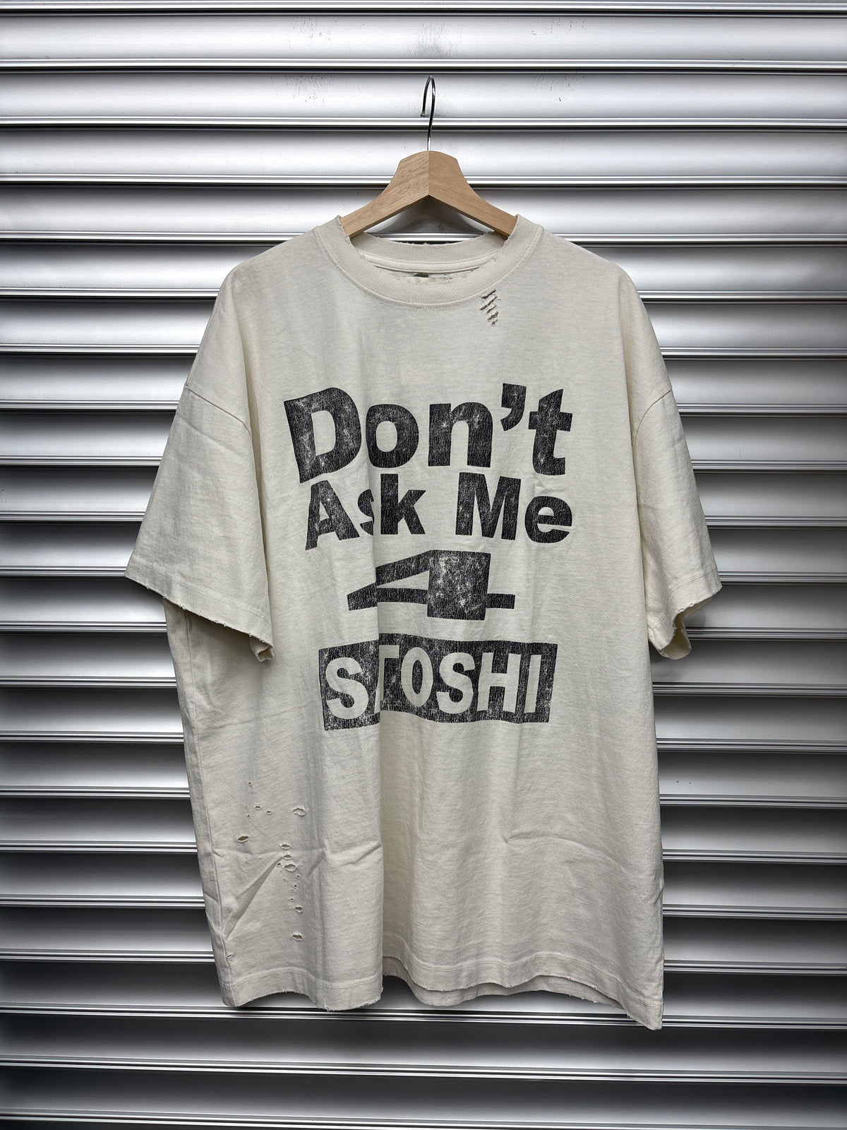 Satoshi Nakamoto Dont Ask Me 4 Shit Tee - XL **