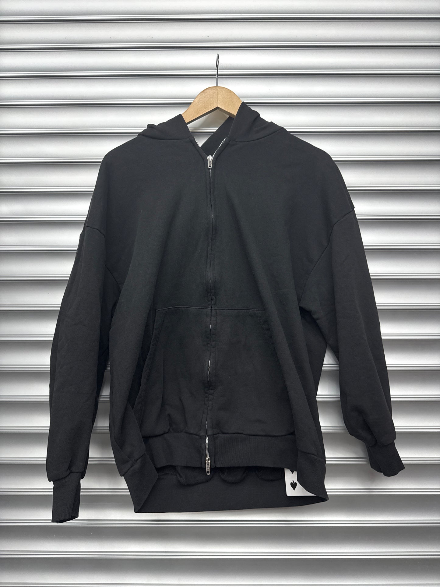 Balenciaga Rhinestone Zip Up - L