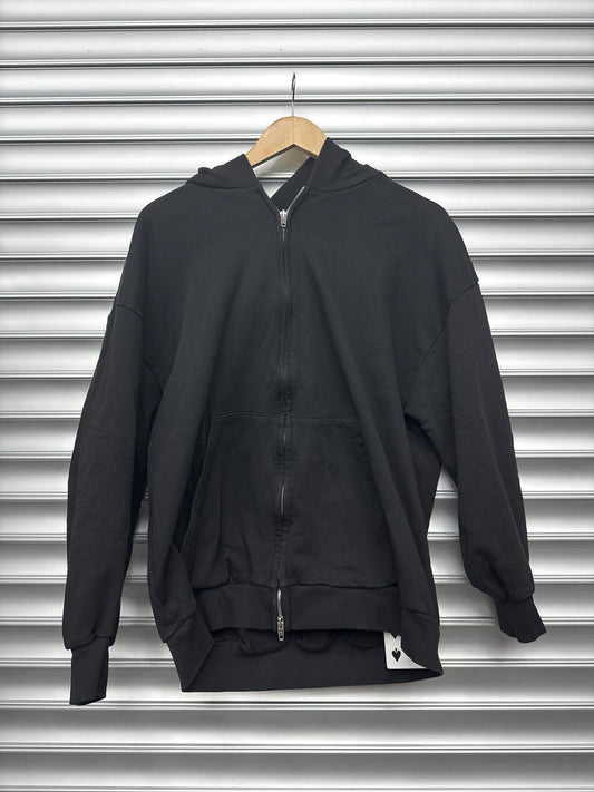 Balenciaga Rhinestone Zip Up - L