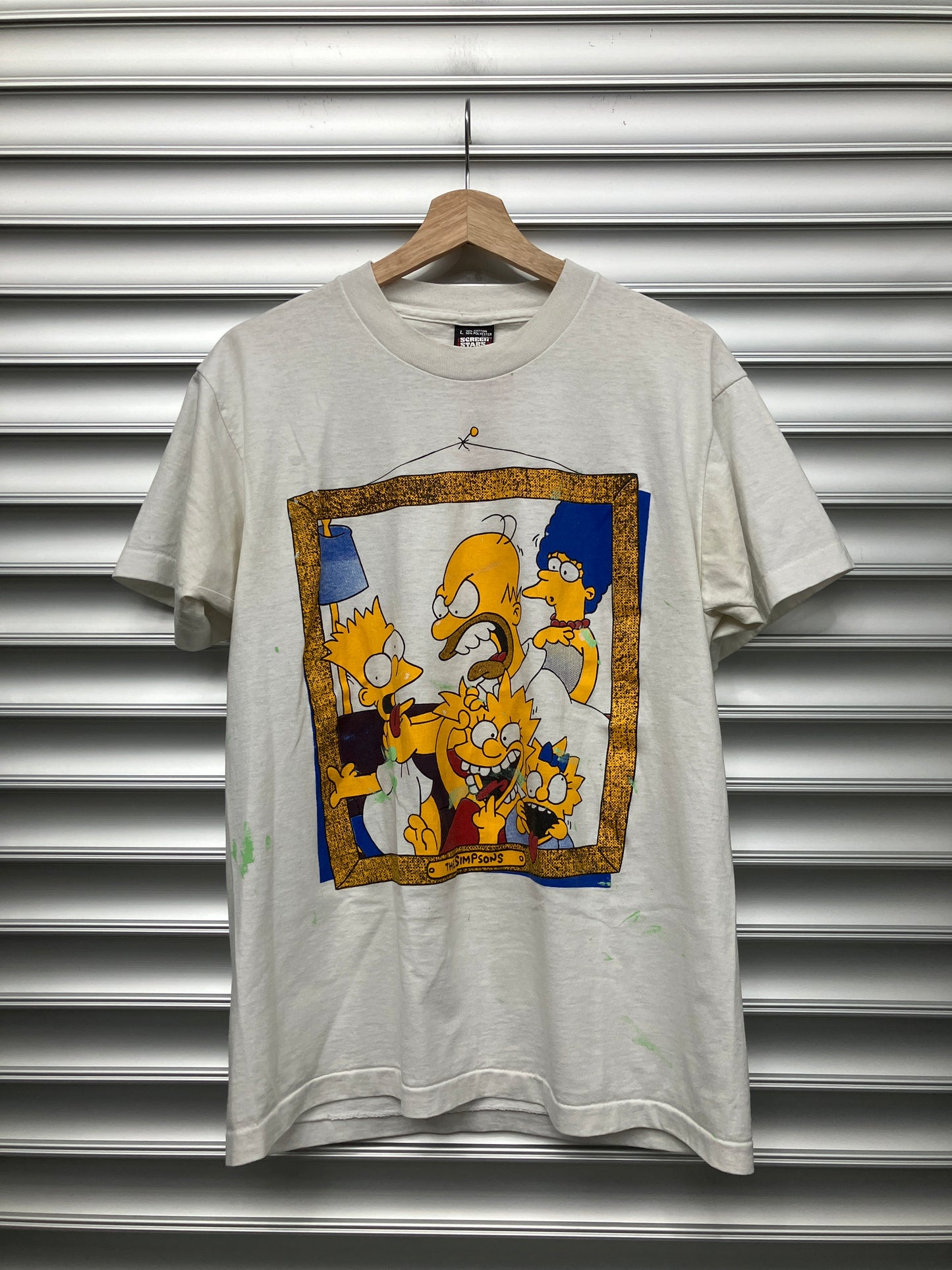Vintage Simpsons Angry Tee - L
