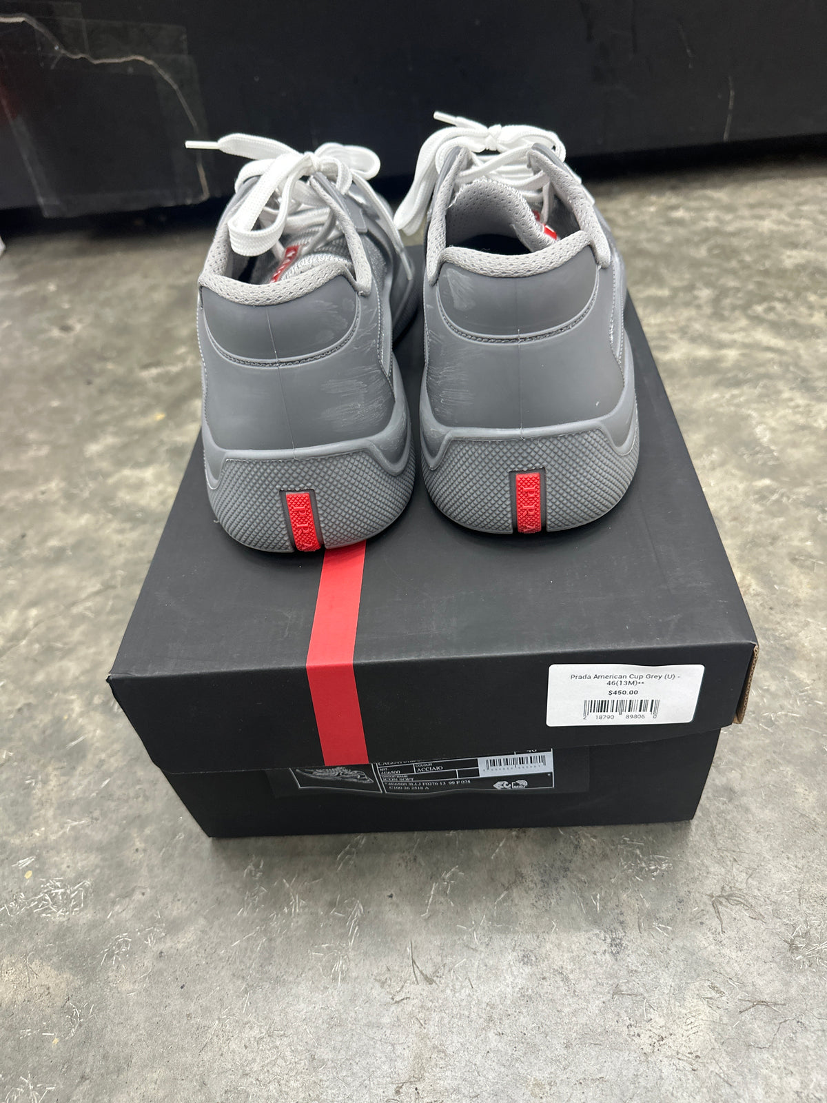 Prada American Cup Grey (U) - 46(13M)**