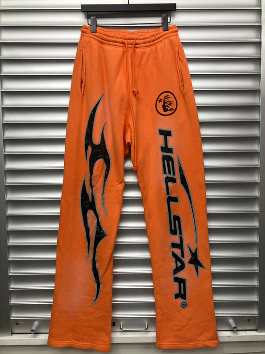 Hellstar Orange Sweatpants - M