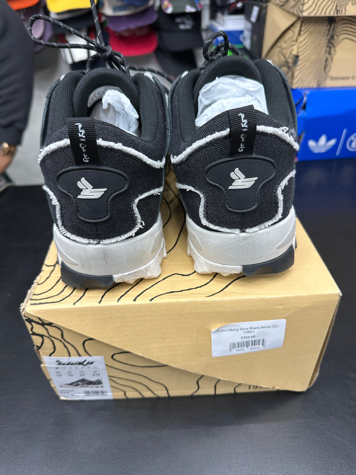 Sicko Hiking Shoe Black/White (U) - 13M**