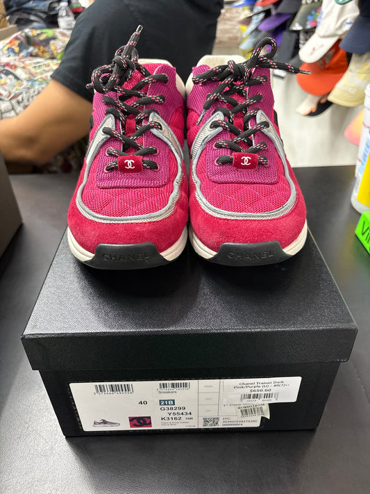 Chanel Trainer Dark Pink/Purple (U) - 40(7)**