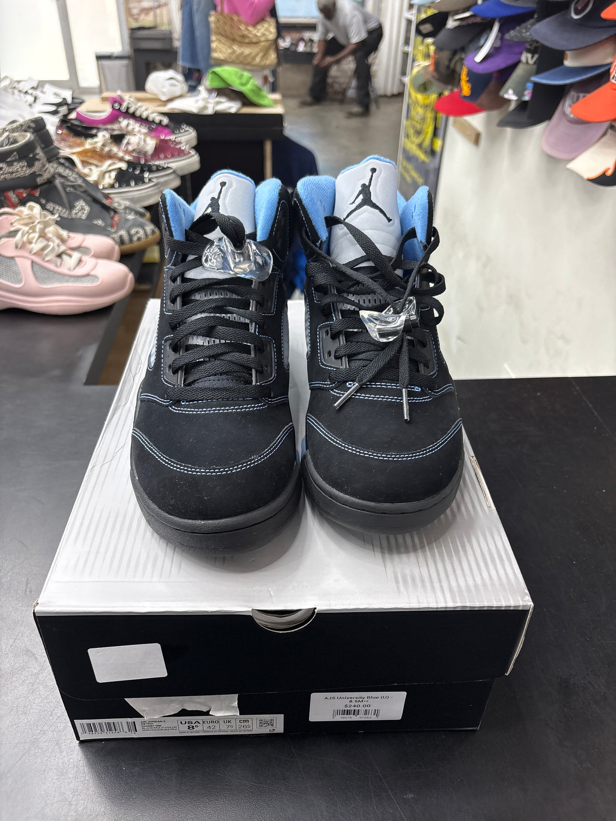 AJ5 University Blue (U) - 8.5M**