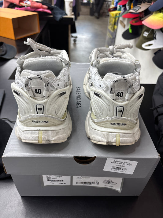 Balenciaga Runner Black/White (U) - 40(7)**