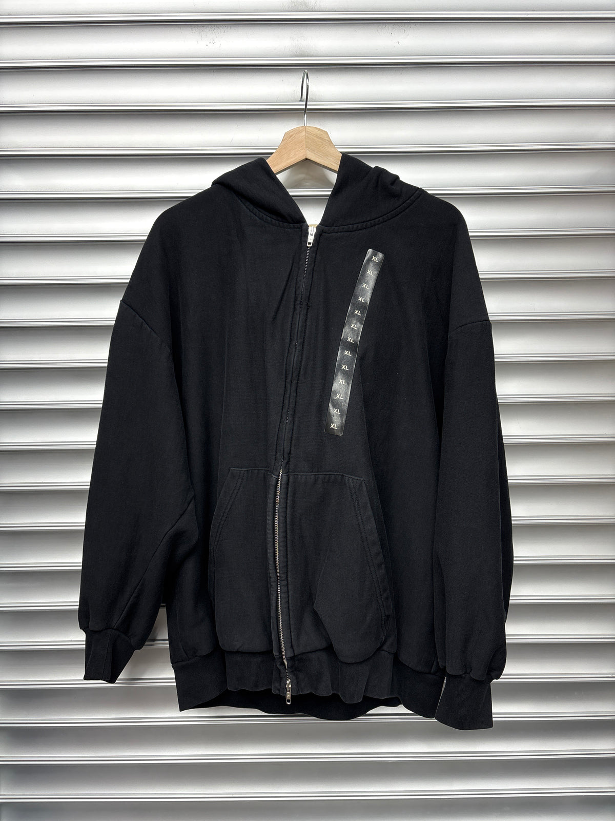 Balenciaga Size Sticker Hoodie - L**