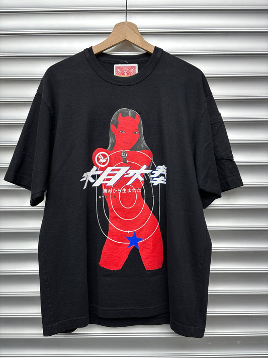 Sicko Black  Japanese Tee M