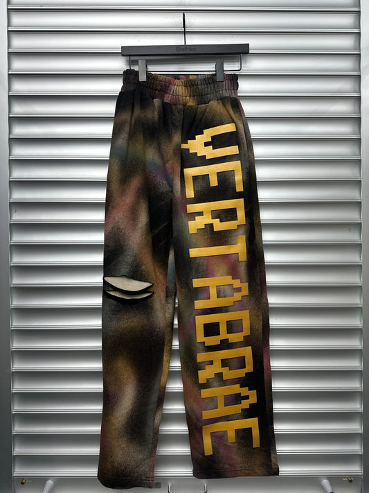 Vertabrae Space Tye Dye Sweatpants - L **
