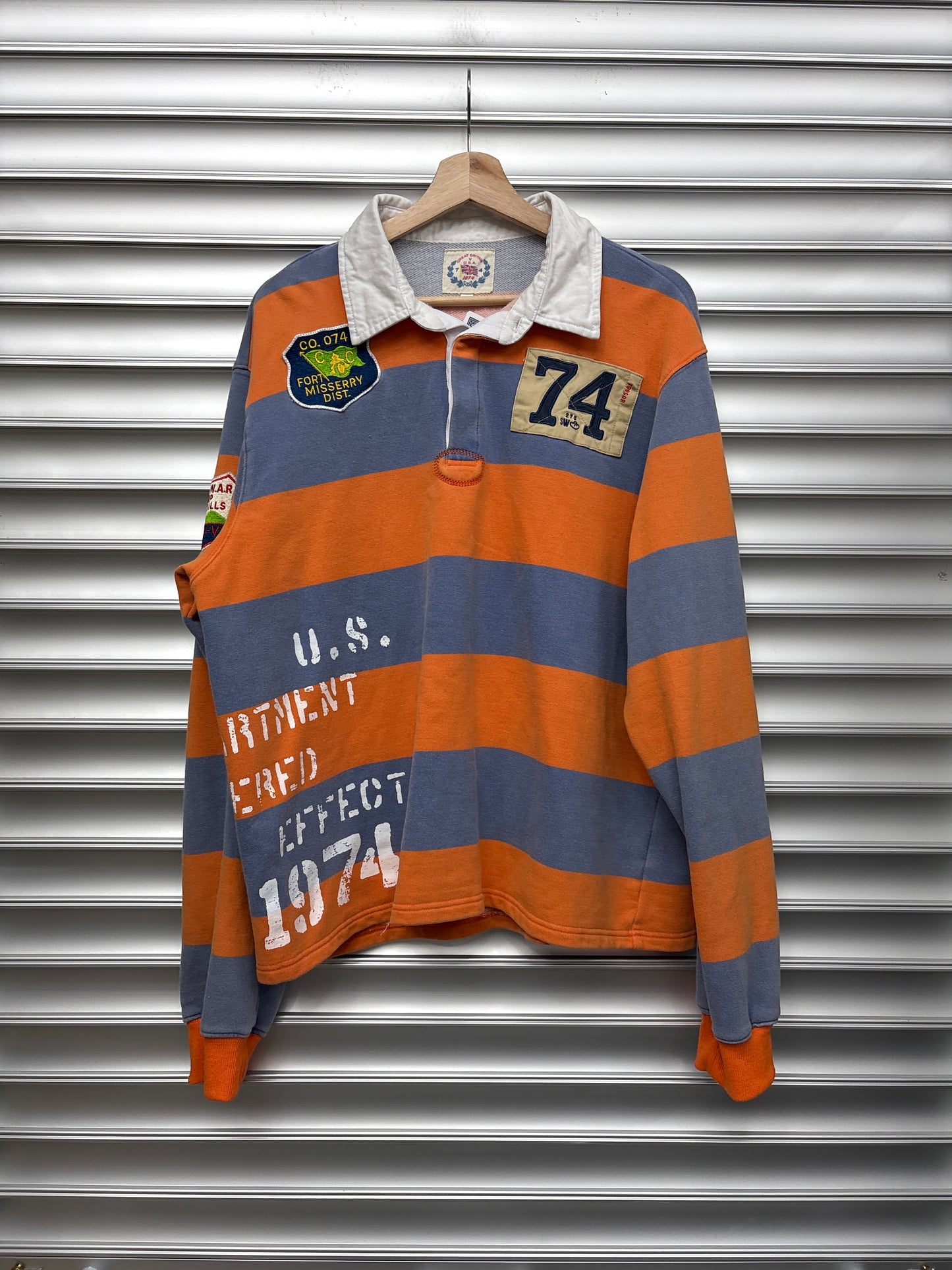 74 Striped Rugby - M