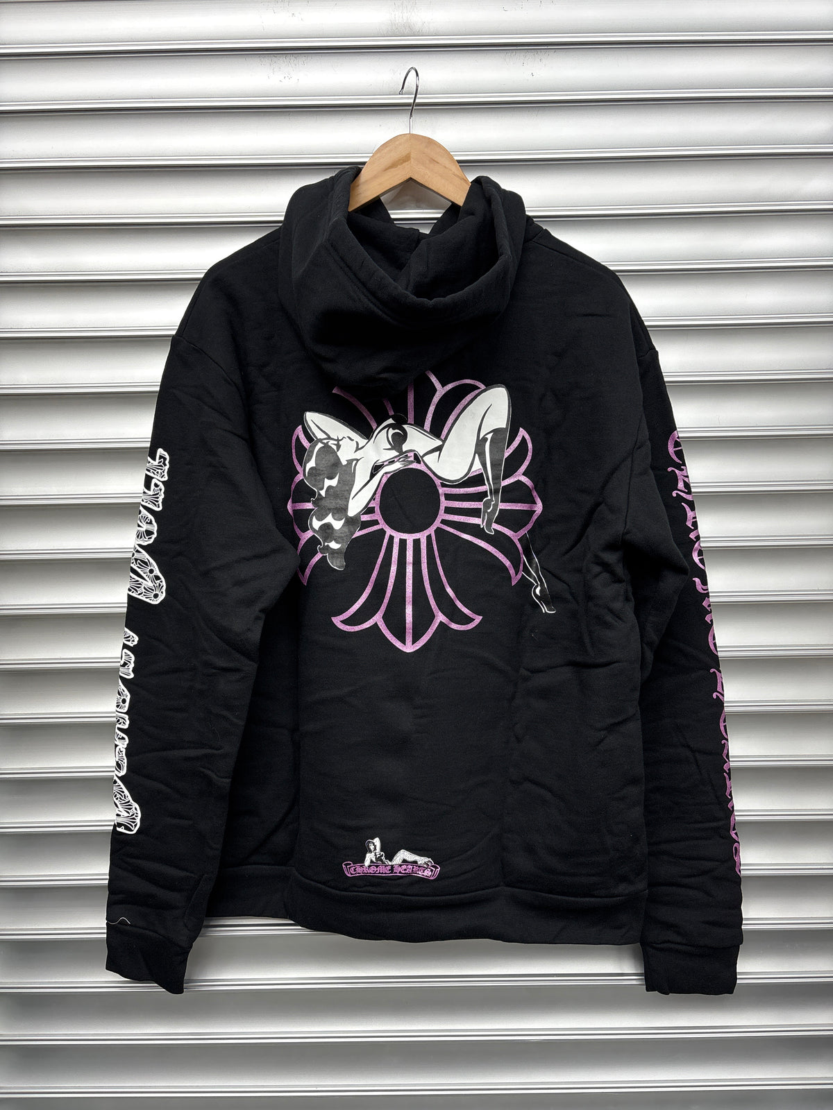 Chrome Hearts Deadly Doll Black Hoodie - M **
