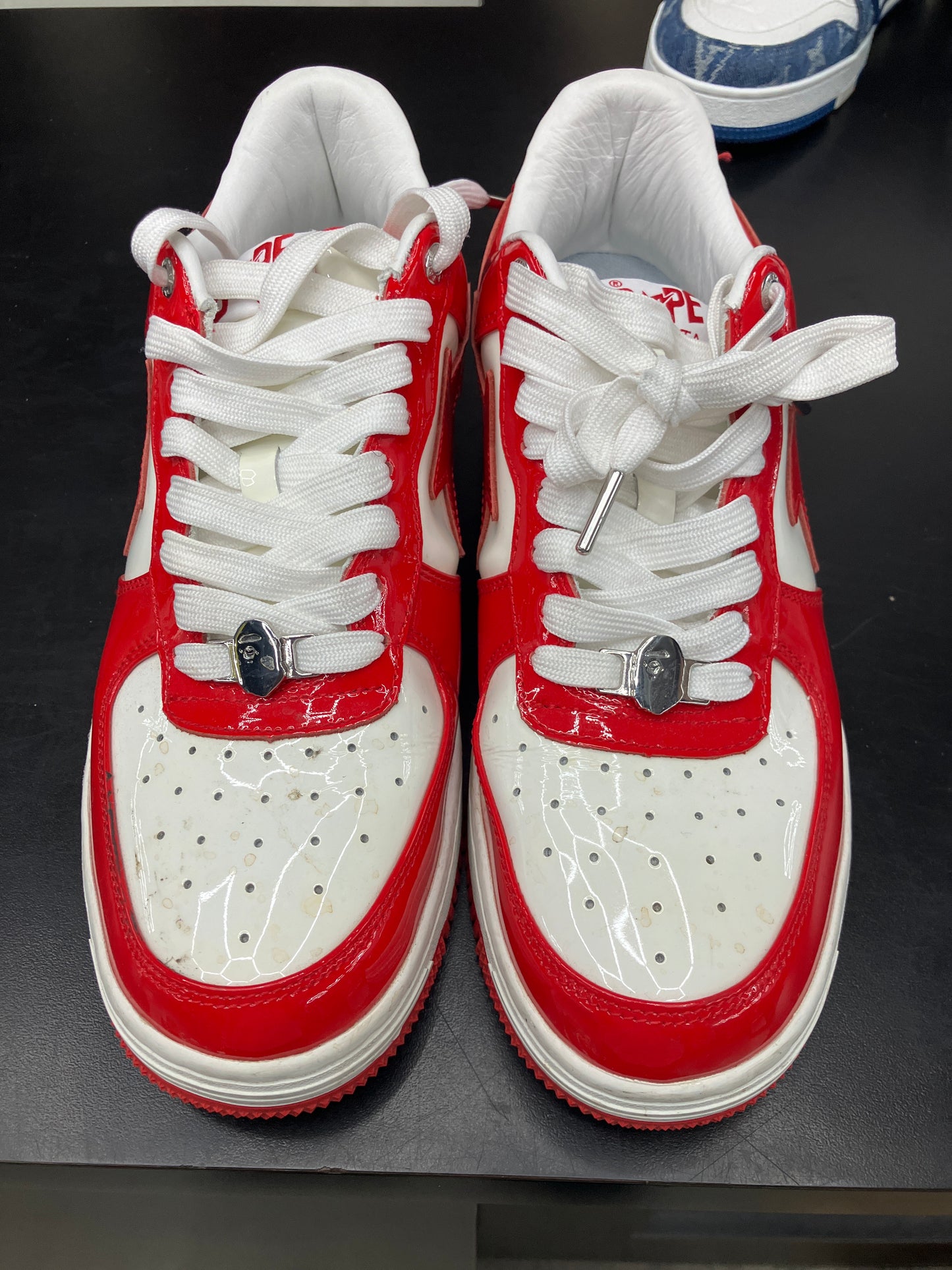 Bapesta Red Patent (U) - 10M (NB)