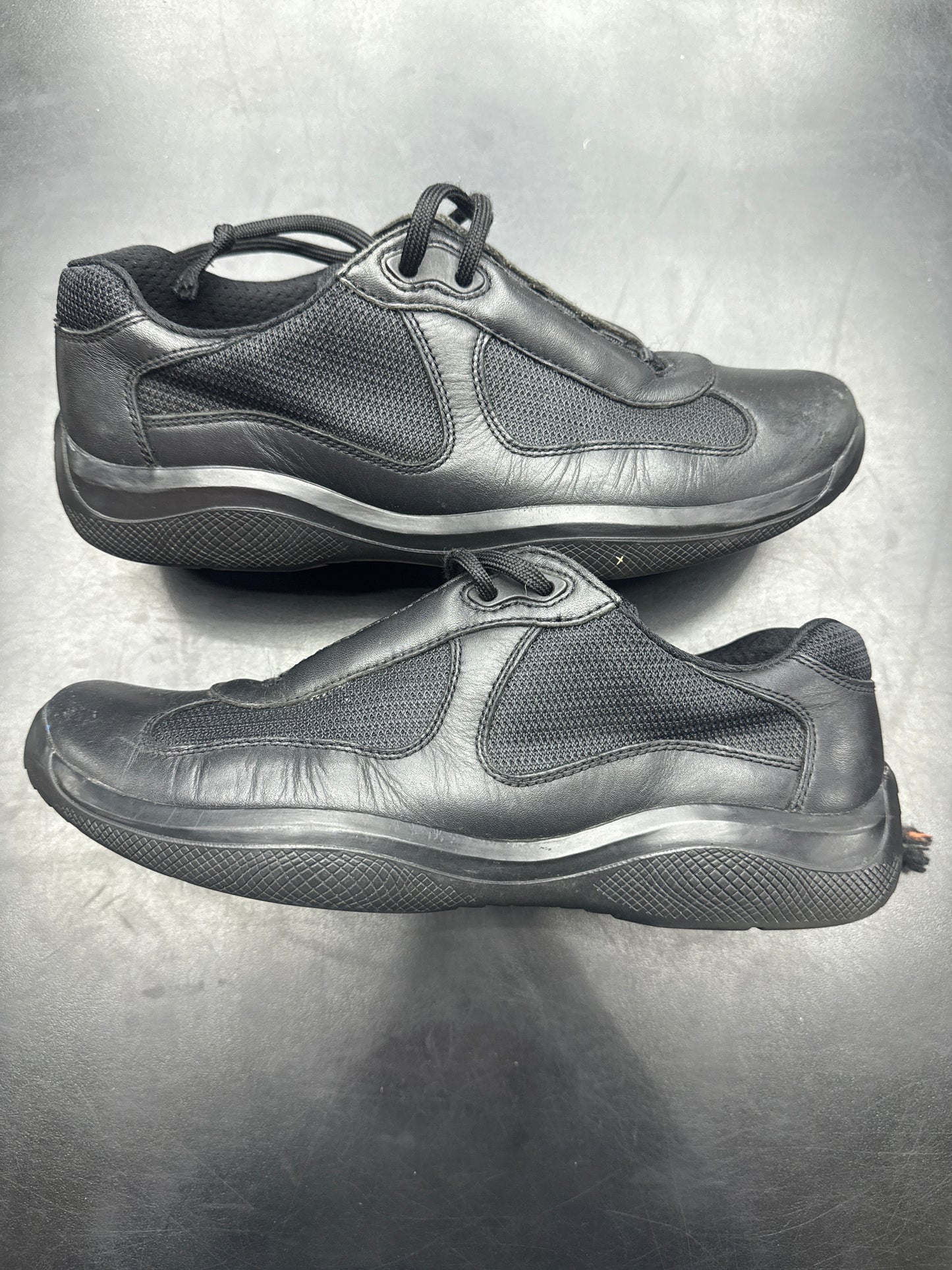 Prada American Cup Black Leather (U) - 8M (NB)