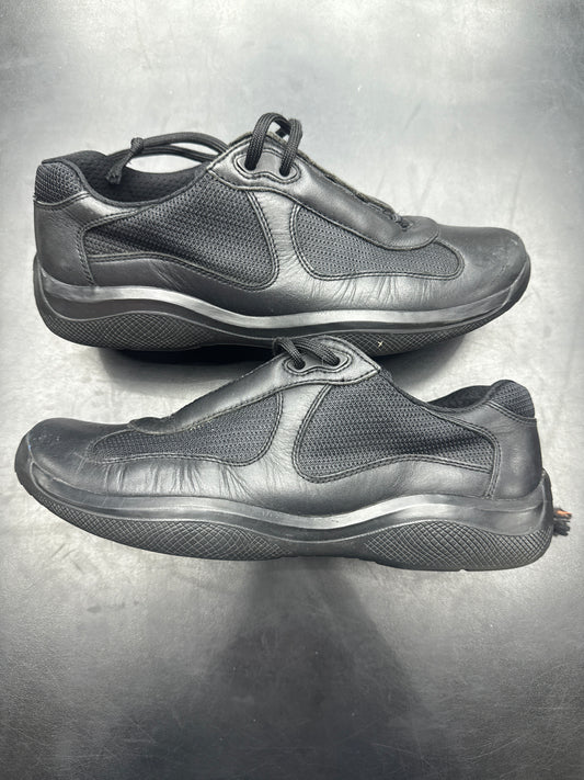 Prada American Cup Black Leather (U) - 8M (NB)
