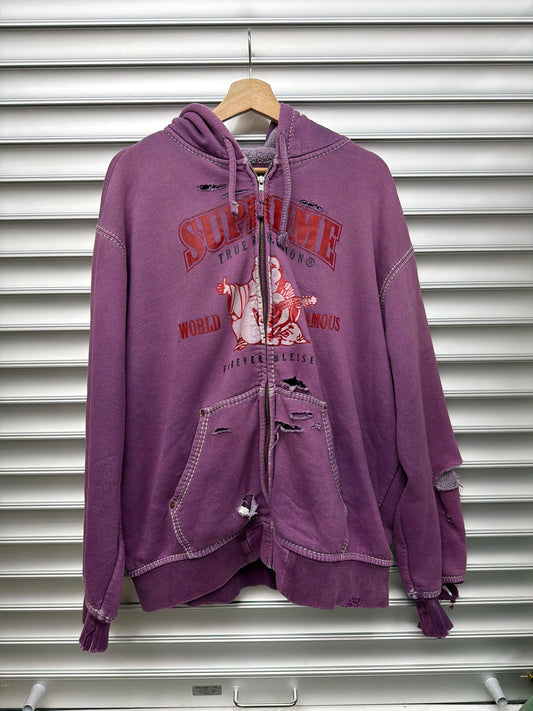 Supreme True Religion Purple Hoodie - L