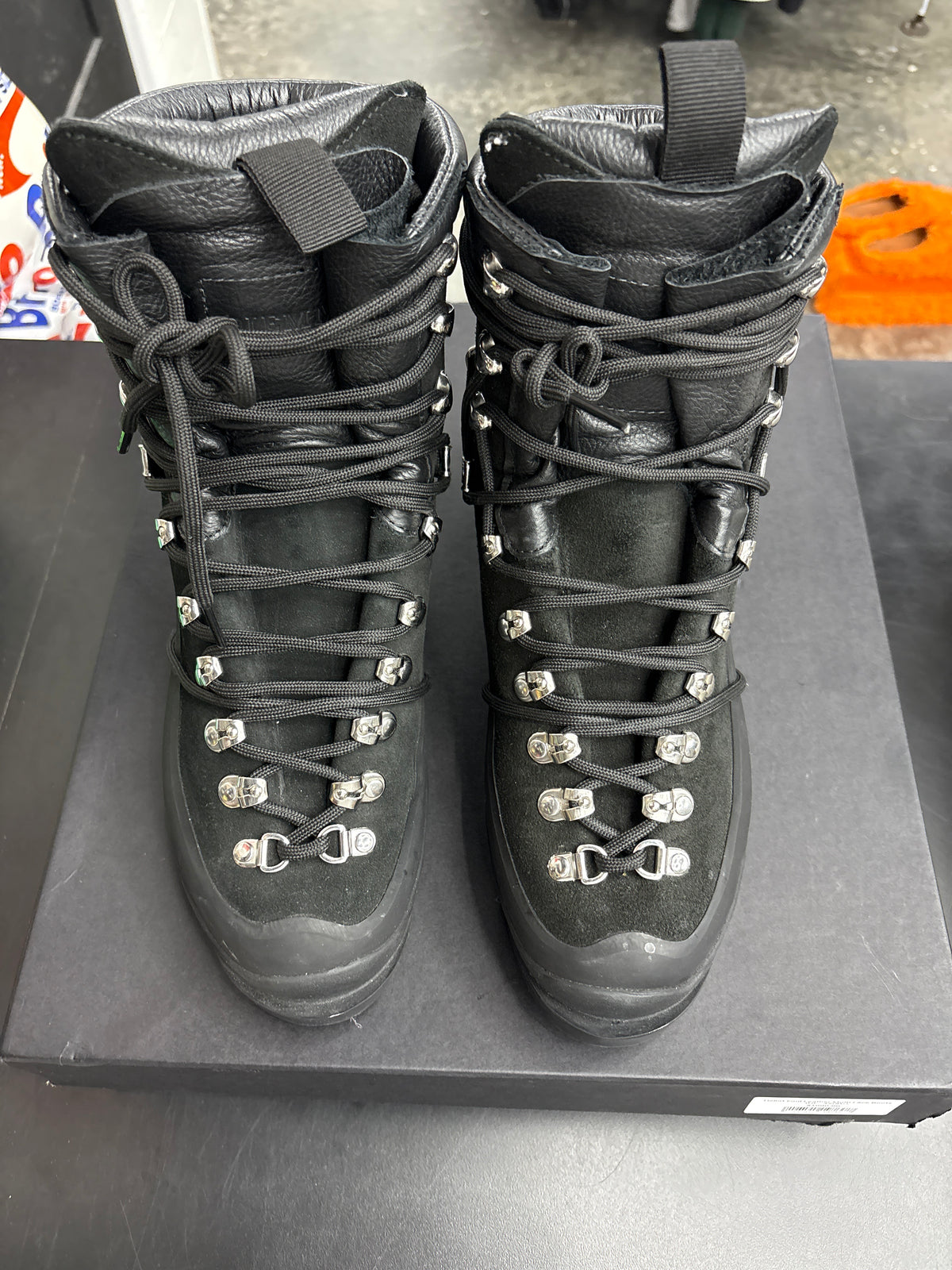 Heliot Emil Leather Multi Lace Boots (U) - 42(9)**