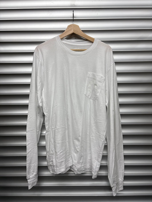 Chrome Hearts White Tonal Floral Longsleeve - L**