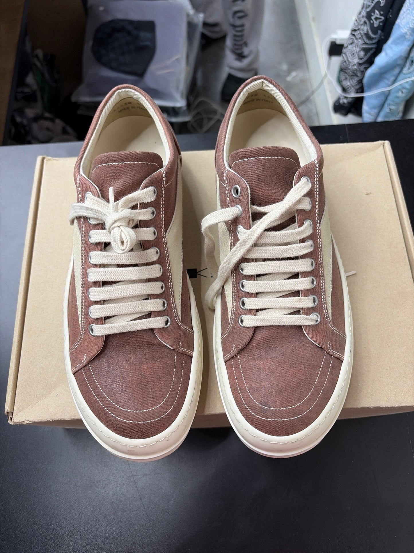 Rick Owen DRKSHDW Vintage Henna Brown (U) - 43.5