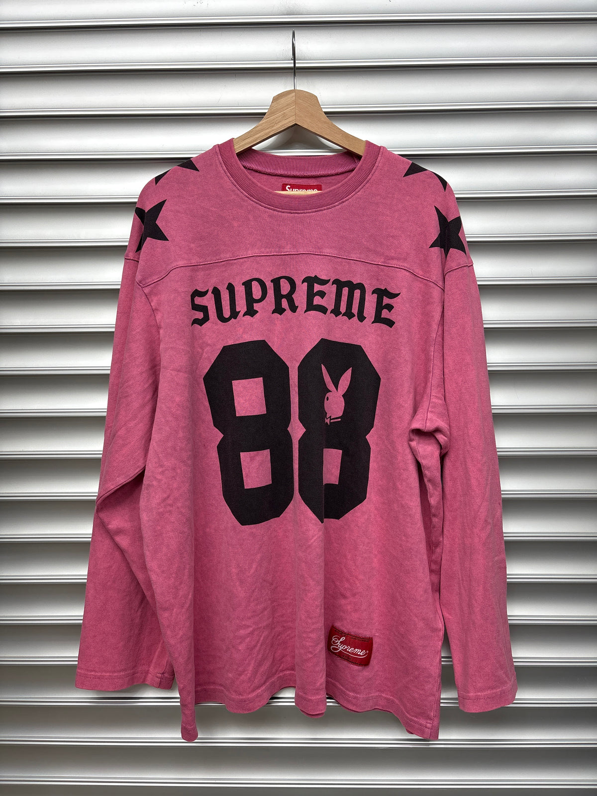 Supreme Playboy Pink Long Sleeve - XL**